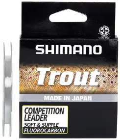 Флюорокарбон Shimano Trout Competition Fluorocarbon 50m 0.165mm 2.05kg Clear