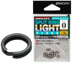 Кольцо заводное Decoy Split Ring Light #00 12lb (20 шт/уп)
