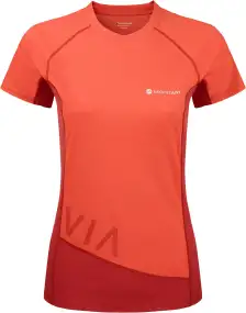 Футболка Montane Female Katla T-Shirt Paprika