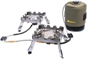 Газовая горелка RidgeMonkey Quad Connect Stove Pro Full Kit (набор 2 шт)