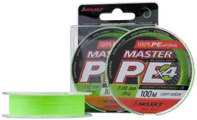 Шнур Select Master PE 100m (салат.) 0.10mm 13kg