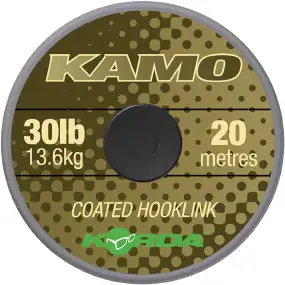Повідковий матеріал Korda Kamo Coated Hooklink 20m 30lb Camouflaged