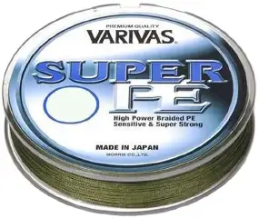 Шнур Varivas Super PE 270m (зелёный) 0.11mm 5kg
