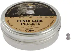 Кулі пневматичні Coal Fenix Line кал. 4.5 мм 0.62 г 500 шт/уп