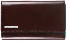 Гаманець Piquadro Blue Square Big women’s wallet with credit card facility Cognac