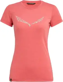 Футболка Salewa Solidlogo Dri-Release T-Shirt Women 44/38 Pink