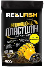 Пластилин Real Fish Сладкая кукуруза 500g