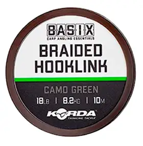 Поводковый материал Korda Basix Braided Hooklink 10m 18lb