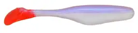 Виброхвост Bass Assassin Sea Shad 4" 10cm Albino/Fire Tail