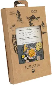Готове блюдо Forestia Соевые митболы з макаронами (з нагрівачем)