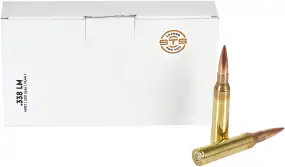 Патрон STS кал .338 Lapua Magnum пуля SMK HPBT масса 300 гр (19,44 г)