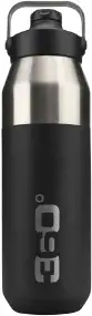 Термобутылка 360° Degrees Vacuum Insulated Stainless Steel Bottle with Sip Cap. 750 ml. Black