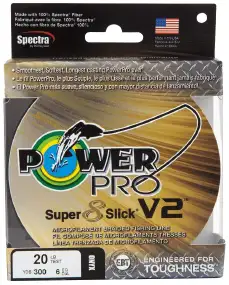 Шнур Power Pro Super 8 Slick V2 (Moss Green) 135m 0.32mm 53lb/24.0kg