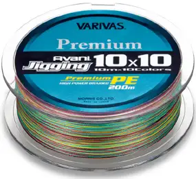 Шнур Varivas Avani Jigging 10x10 Premium PE 300m #6.0/0.405mm 77lb