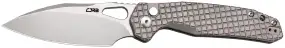 Нож CJRB Frack S90V Titanium Gray