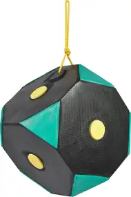 Мішень для стрільби Yate Cube Polimix 8. 30x30x30 см. 40 lbs Black / Green