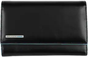 Кошелек Piquadro Blue Square Big women’s wallet with credit card facility Black