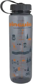 Фляга Pinguin Tritan Slim Bottle 2020 BPA-free 1L к:grey