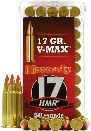 Патрон Hornady Varmint Express кал 17 HMR куля V-Max маса 17 гр (1.1 г)