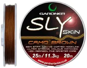 Поводковый материал Gardner Sly Skin 25lb (11.3kg) Brown
