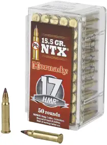 Патрон Hornady Varmint Express кал 17 HMR пуля NTX масса 15,5 гр (1.0 г)