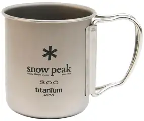 Кружка Snow Peak MG-042FHR Titanium Single Wall Cup 300ml