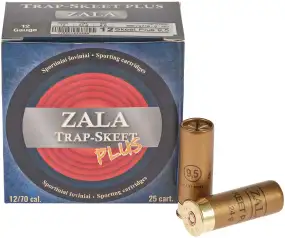 Патрон Zala Arms Trap-Skeet Plus кал. 12/70 дробь №9,5 (2,0 мм) навеска 24 г