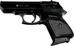 Пістолет стартовий EKOL LADY кал. 9 мм. Колір - білий сатин з позолотою