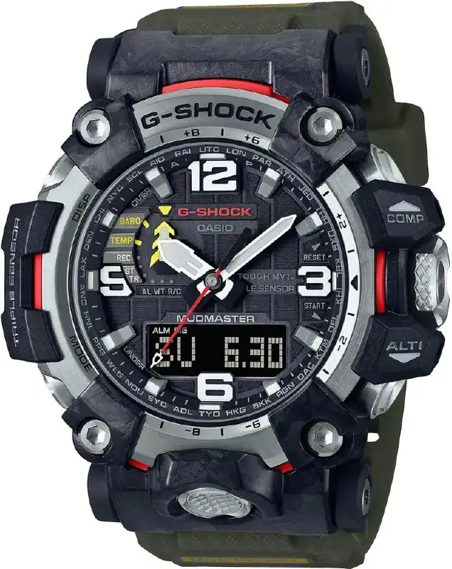 Часы Casio GWG-2000-1A3ER G-Shock. Серебристый