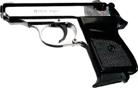 Пистолет стартовый EKOL MAJOR кал. 9 мм. Цвет - серый хромированный