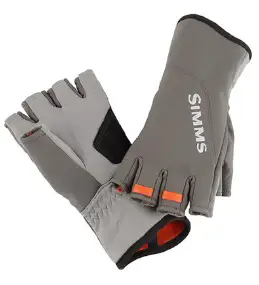 Перчатки Simms ExStream Half Finger Glove Dark Gunmetal