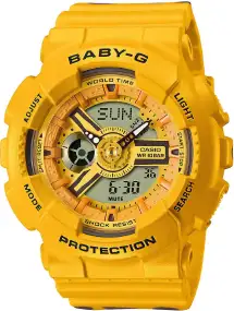 Годинник Casio BA-110XSLC-9AER Baby-G. Жовтий