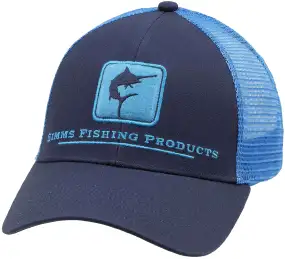Кепка Simms Trucker Hat Icon Marlin One size Admiral Blue