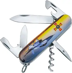 Нож Victorinox Spartan Army Самолет + Эмблема ПС ЗСУ 1.3603.3_W3040p
