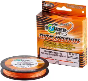 Шнур Power Pro Bite Motion (Orange Black) 150m 0.19mm 28.6lb/13.0kg