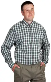 Рубашка Orbis Textil 43/44 Зеленый