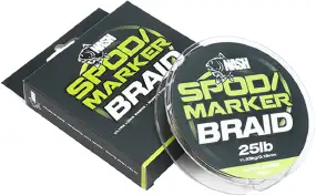 Шнур Nash Spod And Marker Braid Lo-Viz Green 300m 0.18mm
