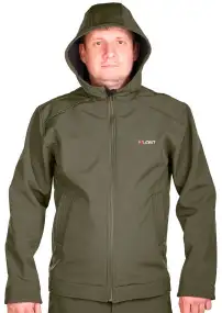 Куртка Klost Soft Shell мембрана 5000/5000 Капюшон без затяжки ц:хаки