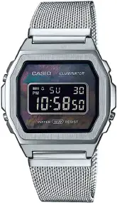 Годинник Casio A1000M-1BEF. Сріблястий