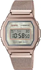 Часы Casio A1000MCG-9EF.  Розовое золото