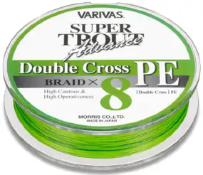 Шнур Varivas Super Trout Advance Double Cross PE 100m (зелёный) #0.8/0.148mm 8lb