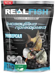 Прикормка Real Fish Silver Series Универсал Специи 1kg