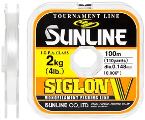 Волосінь Sunline Siglon V 100m #2.0/0.235mm 5.0kg