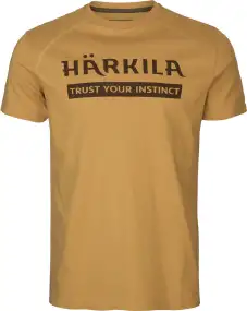 Футболка Harkila logo 2-pack S Antique sand/Dark olive