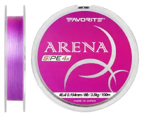Шнур Favorite Arena PE 150m (purple) #0.2/0.076mm 5lb/2.1kg