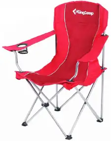Крісло KingCamp Arms Chair in Steel. Red