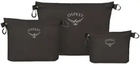 Сумка Osprey Ultralight Zipper Sack Set Набір Large Medium Small Black