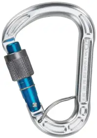 Карабін Climbing Technology Concept SGL Polished-Blue Gate-Grey Screw