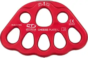 Такелажная пластина Climbing Technology Cheese Plate Large 40kN Red