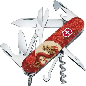 Нож VICTORINOX 1.3703_Z3250p Swiss Army Climber Zodiac Китайский красный дракон